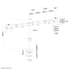 Neomounts FPMA-D550DBLACK Monitorarm 10-32" - Afbeelding 21