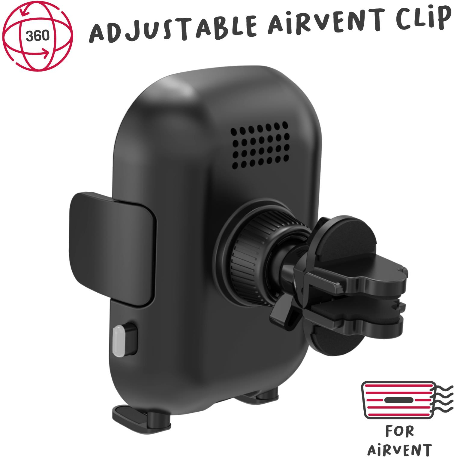 Celly MOUNTCHARGE15 Actieve houder Mobiele telefoon/Smartphone Zwart - Afbeelding 7
