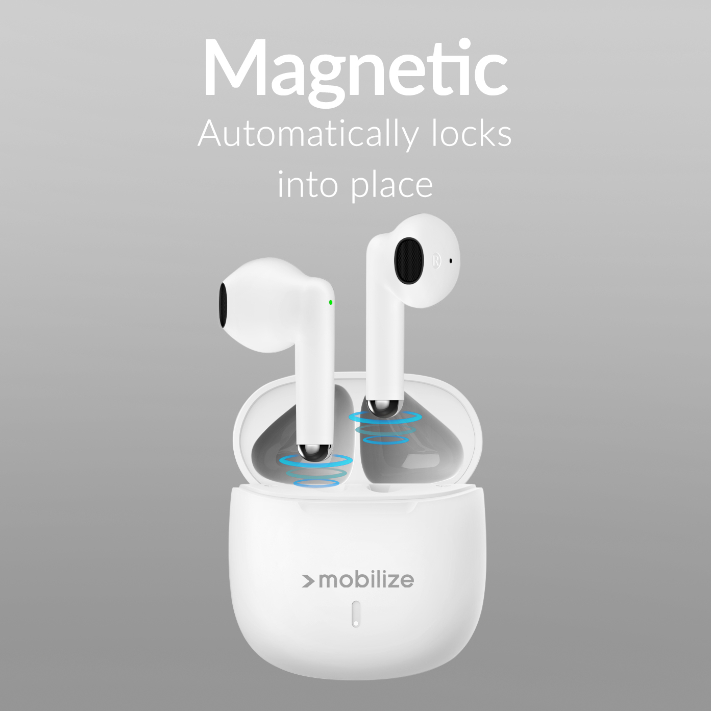 Mobilize TWS Earbuds White - Afbeelding 3