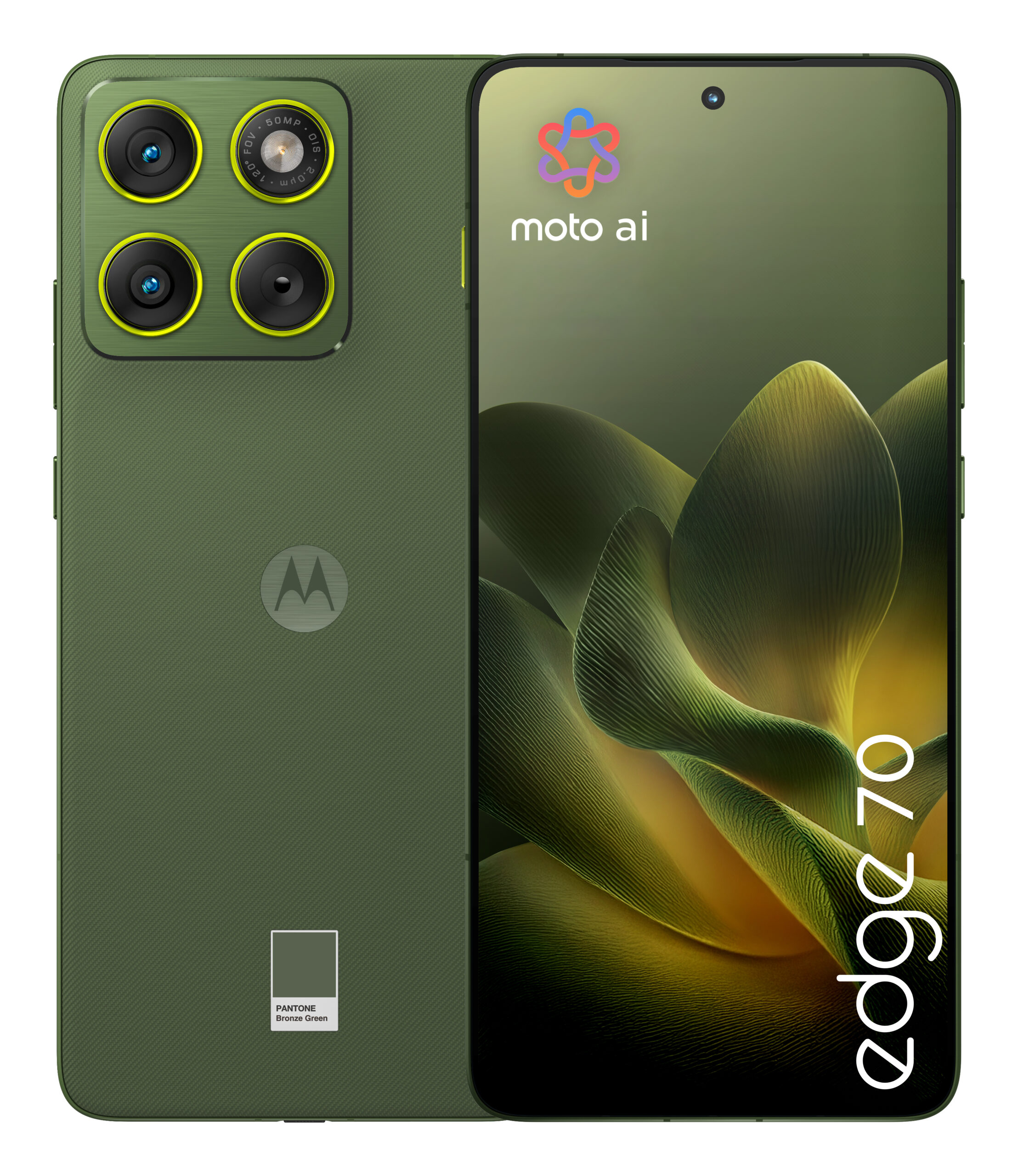 Motorola edge 70 17 cm (6.7") Dual SIM Android 16.0 5G USB Type-C 12 GB 512 GB 4800 mAh Groen - Afbeelding 2