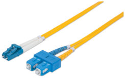 Intellinet 473965 InfiniBand en Glasvezelkabel 1 m LC SC Geel - Afbeelding 2