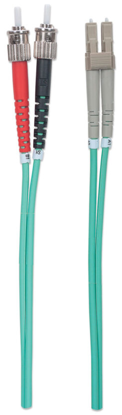 Intellinet 751117 InfiniBand en Glasvezelkabel 1 m ST LC Aqua-kleur - Afbeelding 5