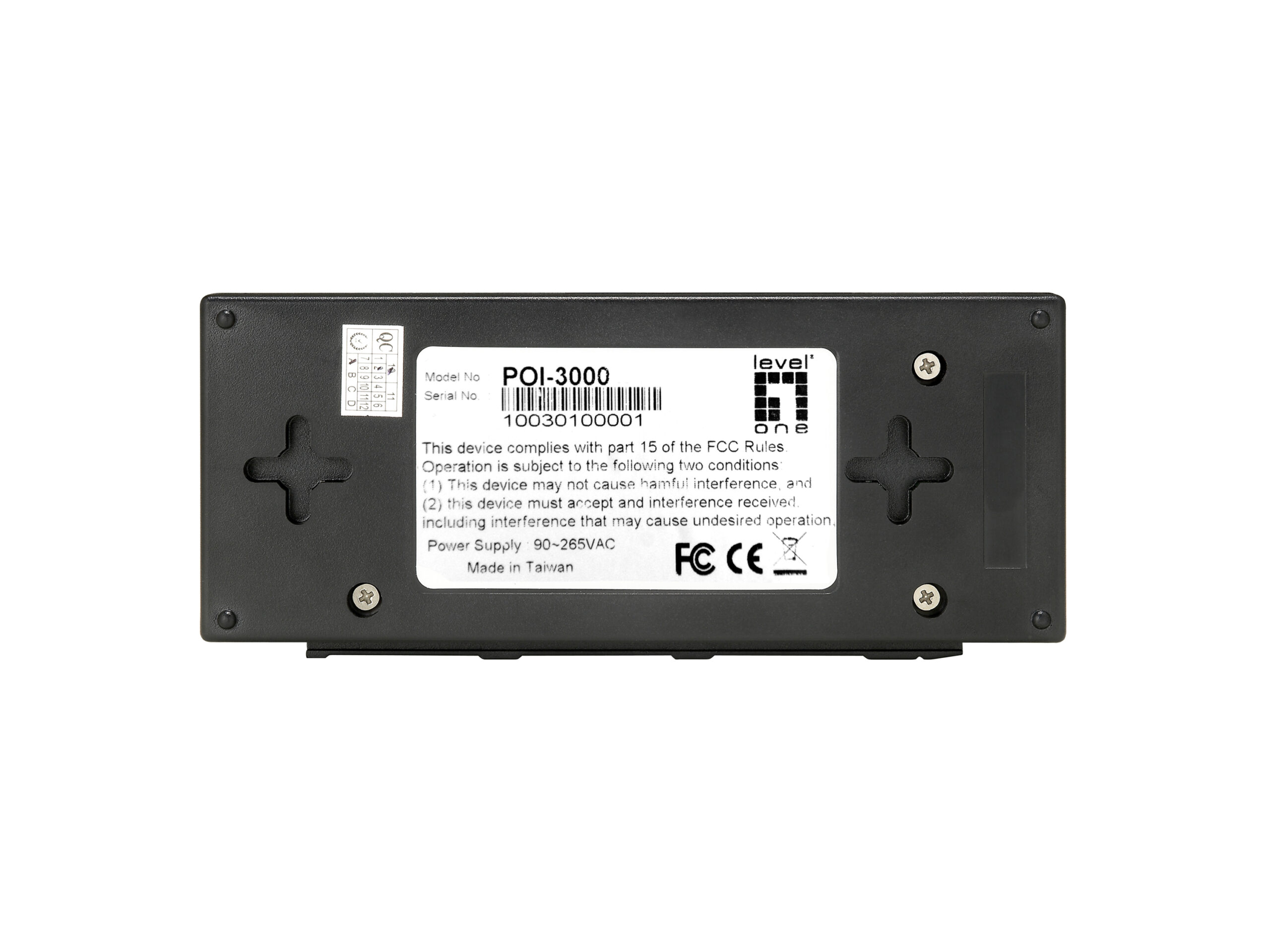 LevelOne POI-3000 PoE adapter & injector Gigabit Ethernet - Afbeelding 4