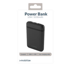 Mobilize Power Bank 5000mAh 10W Black - Afbeelding 9