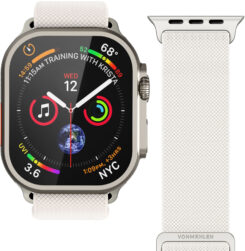 Vonmählen Classic Nylon Loop For Apple Watch 44 - 45 - 46 - 49mm One Size Cream