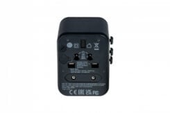 Verbatim 49544 netstekker adapter Universeel Zwart