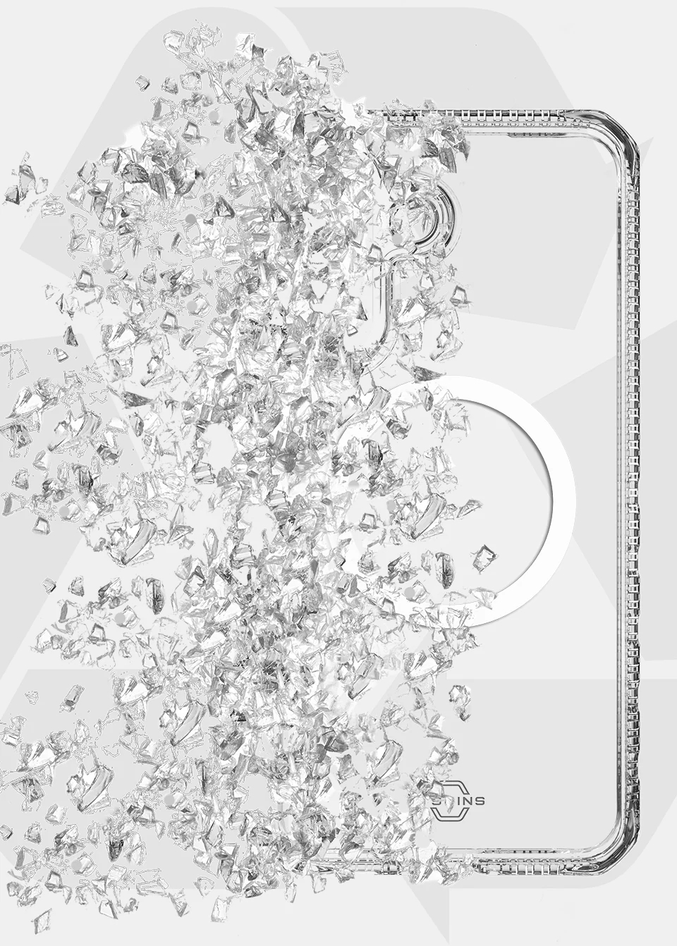ITSKINS Level 2 HybridMagClear_R for Samsung Galaxy A37 Transparent - Afbeelding 6
