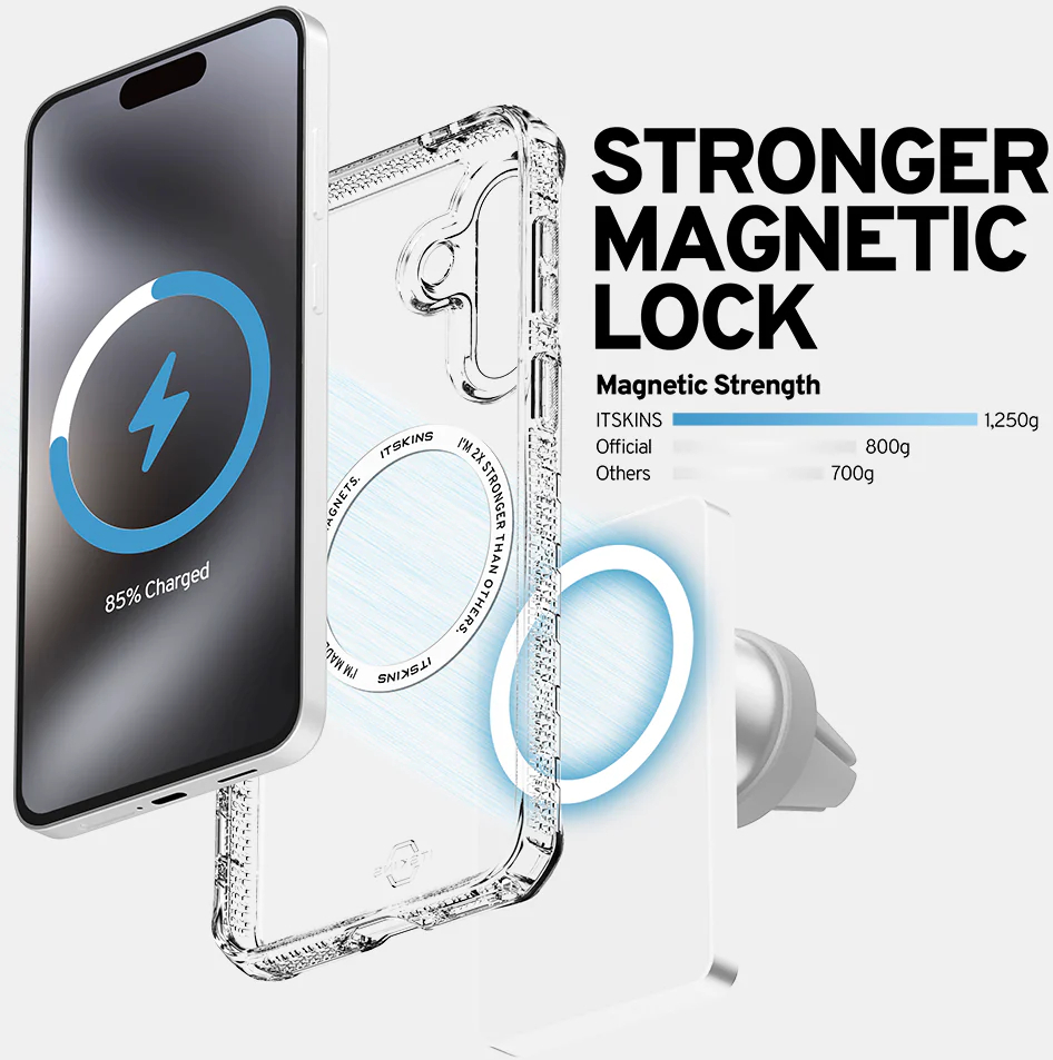 ITSKINS Level 2 HybridMagClear_R for Samsung Galaxy A37 Transparent - Afbeelding 7