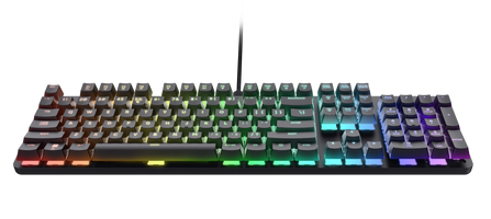 Trust GXT 871 Zora Gaming Toetsenbord - Mechanisch toetsenbord – QWERTY US-indeling – RGB-verlichting – Zwart - Afbeelding 3