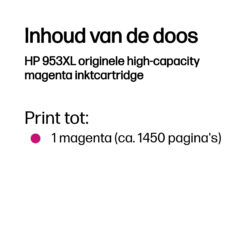 HP 953XL originele high-capacity magenta inktcartridge - Afbeelding 4