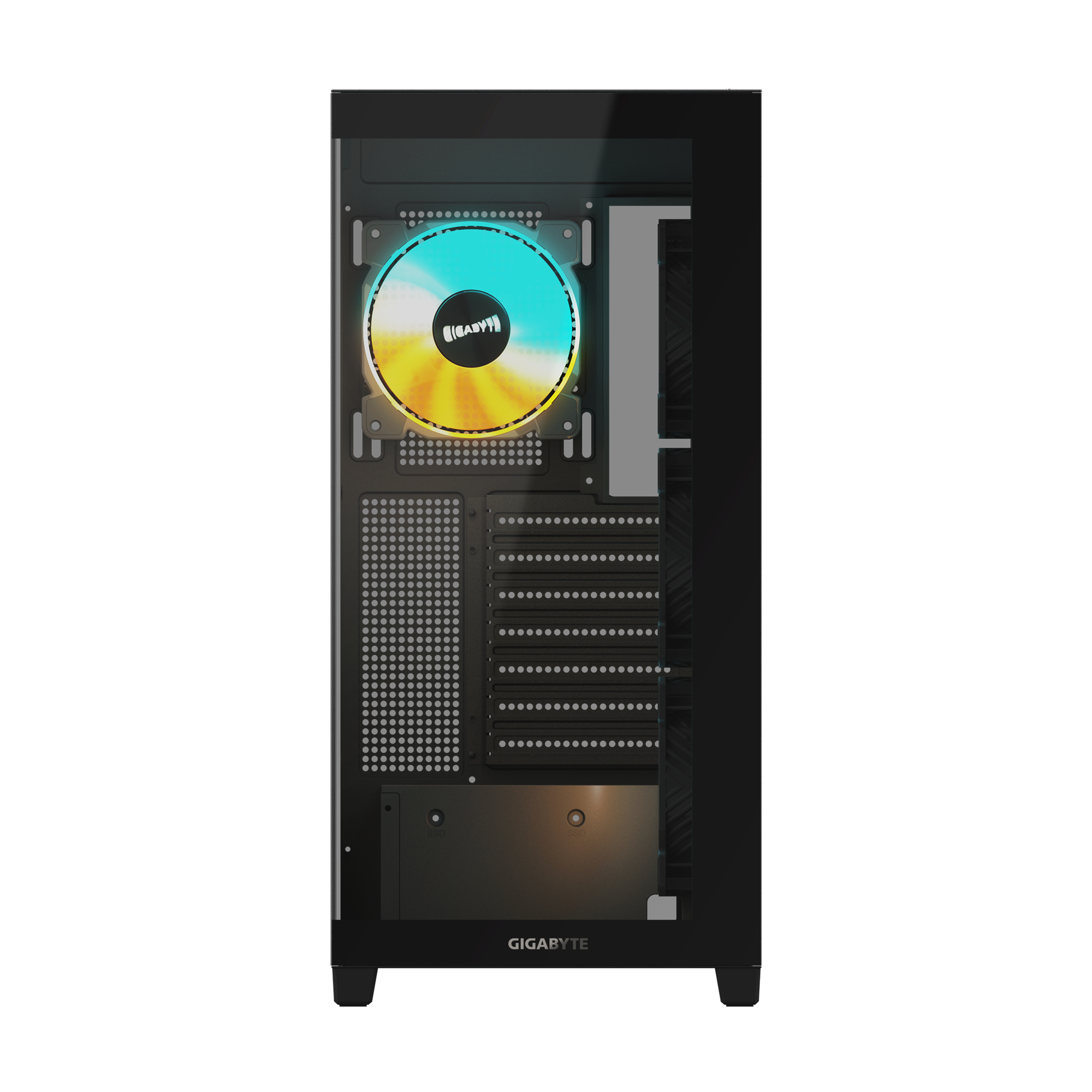 GIGABYTE C500 PANORAMIC STEALTH Midi Tower Zwart - Afbeelding 3