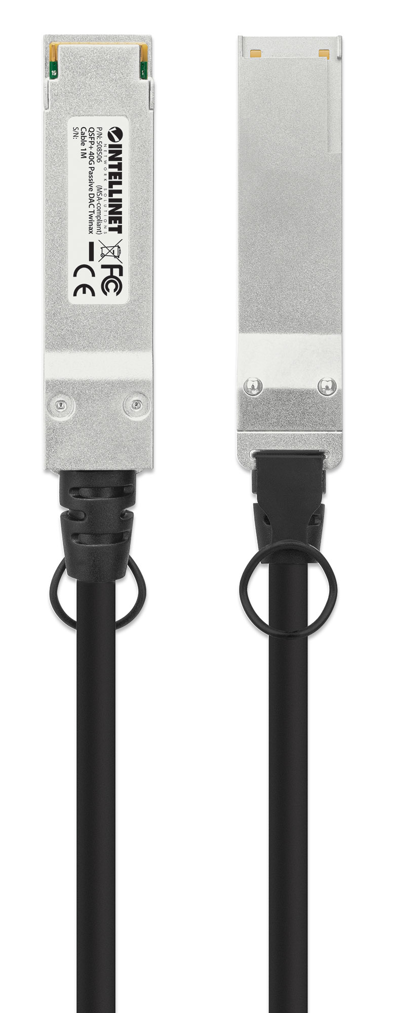 Intellinet 508506 InfiniBand en Glasvezelkabel 1 m QSFP+ Zwart, Zilver - Afbeelding 5