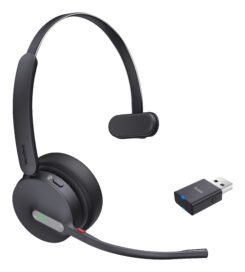 Yealink WH64 Hybrid Mono Teams Headset Draadloos Hoofdband Kantoor/callcenter Micro-USB Bluetooth Zwart - Afbeelding 3