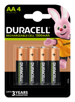 Duracell Recharge Plus AA-batterijen, verpakking van 4