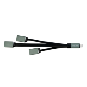 LogiLink UA0315 interface hub USB 3.2 Gen 1 (3.1 Gen 1) Type-C 5000 Mbit/s Zwart, Grijs - Afbeelding 4
