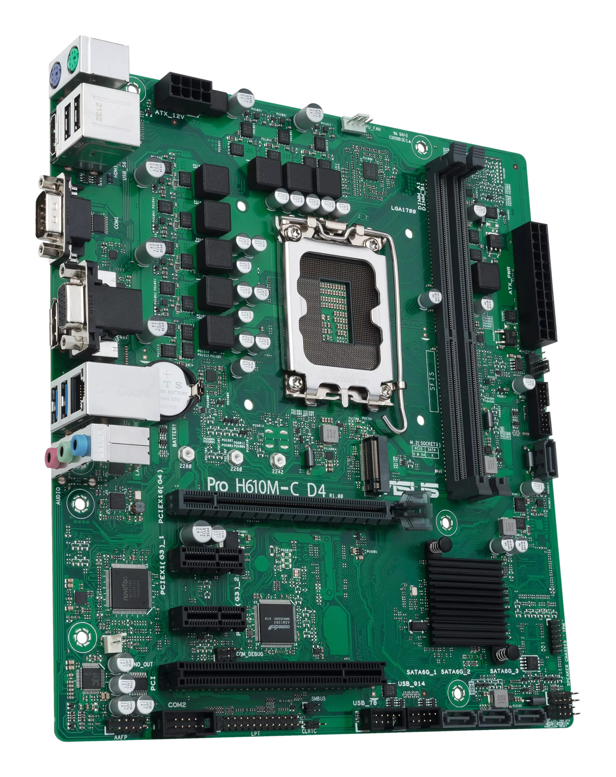 ASUS PRO H610M-C D4-CSM Intel H610 LGA 1700 micro ATX - Afbeelding 5