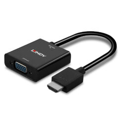 Lindy 38291 video kabel adapter 0,1 m HDMI Type A (Standaard) VGA (D-Sub) Zwart - Afbeelding 6