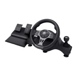 Trust GXT 289 Movi Racing Wheel - Racestuur met pedalen – Compatibel met Nintendo Switch, Playstation 4, Xbox One S/X, Xbox Series S/X – Bedrade aansluiting