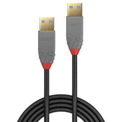 Lindy 36750 USB-kabel USB 3.2 Gen 1 (3.1 Gen 1) 0,5 m USB A 5 Gbit/s Zwart - Afbeelding 3