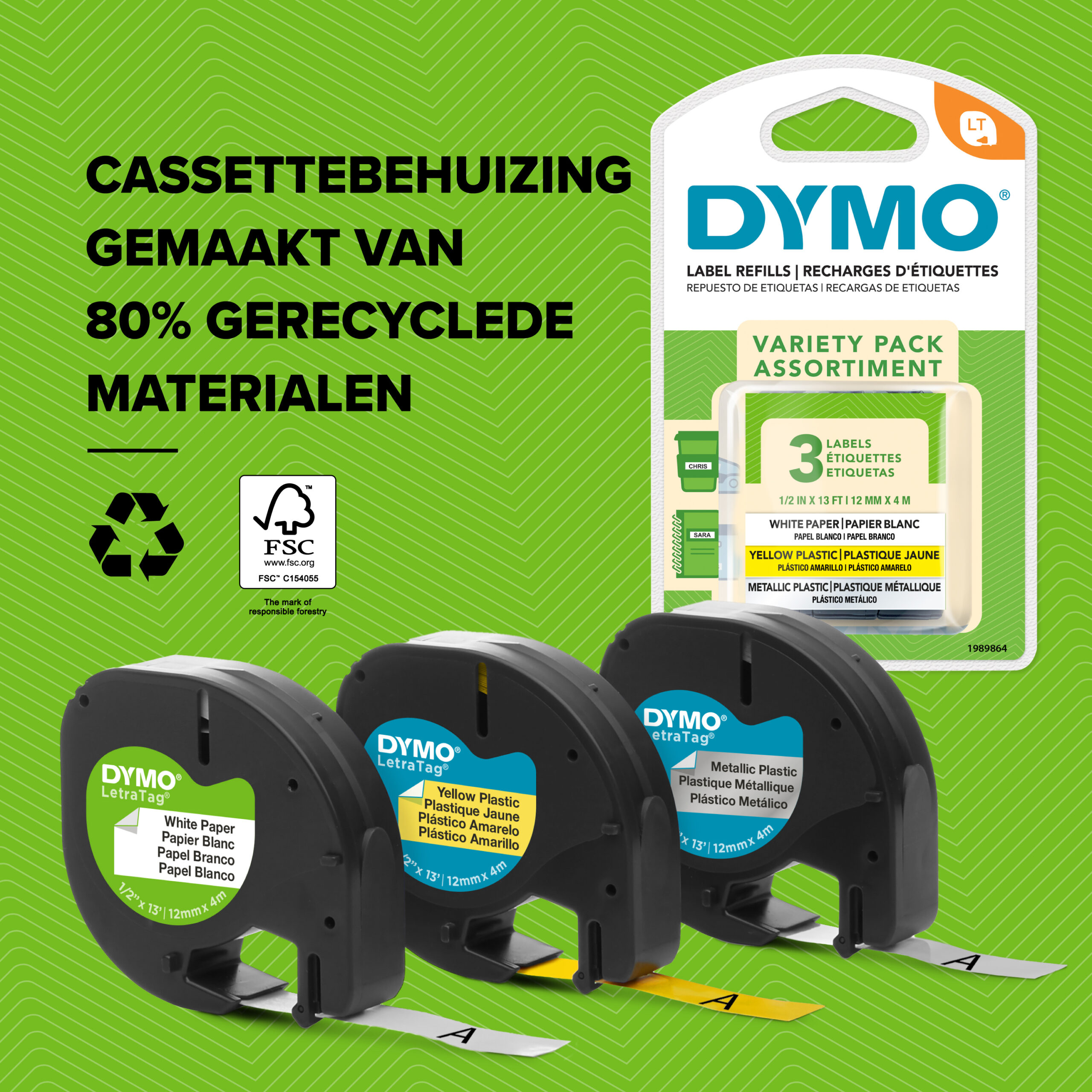 DYMO LetraTag 200B-labelmaker met bluetooth | Compacte labelprinter | Verbinding via draadloze bluetoothtechnologie met iOS en Android | Inclusief 2 soorten labeltape - Afbeelding 14