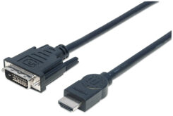 Manhattan 372510 video kabel adapter 3 m HDMI Type A (Standaard) DVI-D Zwart - Afbeelding 2