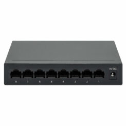 Intellinet 8-poorts Gigabit Ethernet netwerk switch, desktopuitvoering, metalen behuizing, IEEE 802.3az energiezuinig ethernet, 3 jaar garantie - Afbeelding 5