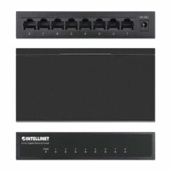 Intellinet 8-poorts Gigabit Ethernet netwerk switch, desktopuitvoering, metalen behuizing, IEEE 802.3az energiezuinig ethernet, 3 jaar garantie - Afbeelding 6