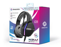 Oniverse Nebula Headset Bedraad Hoofdband Gamen USB Type-A Zwart - Afbeelding 10