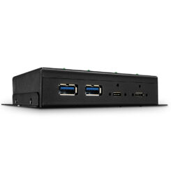 Lindy 43094 interface hub USB 3.2 Gen 2 (3.1 Gen 2) Type-C 10000 Mbit/s Zwart