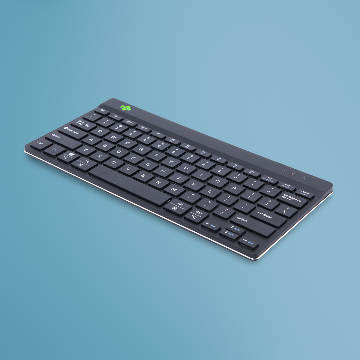 R-Go Tools Ergonomisch toetsenbord R-Go Compact Break, compact toetsenbord met pauzesoftware, QWERTY (US), Bluetooth, zwart - Afbeelding 2