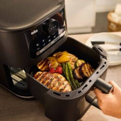 Braun HF 5075 Enkel Vrijstaand 2000 W Heteluchtfriteuse Zwart, Grijs - Afbeelding 6