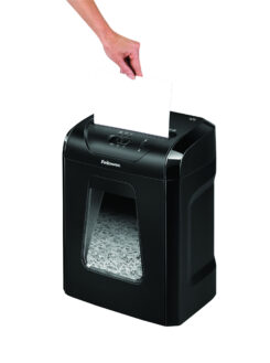 Fellowes Powershred 12C papiervernietiger Kruisversnippering 22,5 cm Zwart - Afbeelding 6