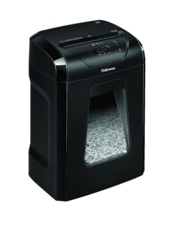 Fellowes Powershred 12C papiervernietiger Kruisversnippering 22,5 cm Zwart - Afbeelding 4