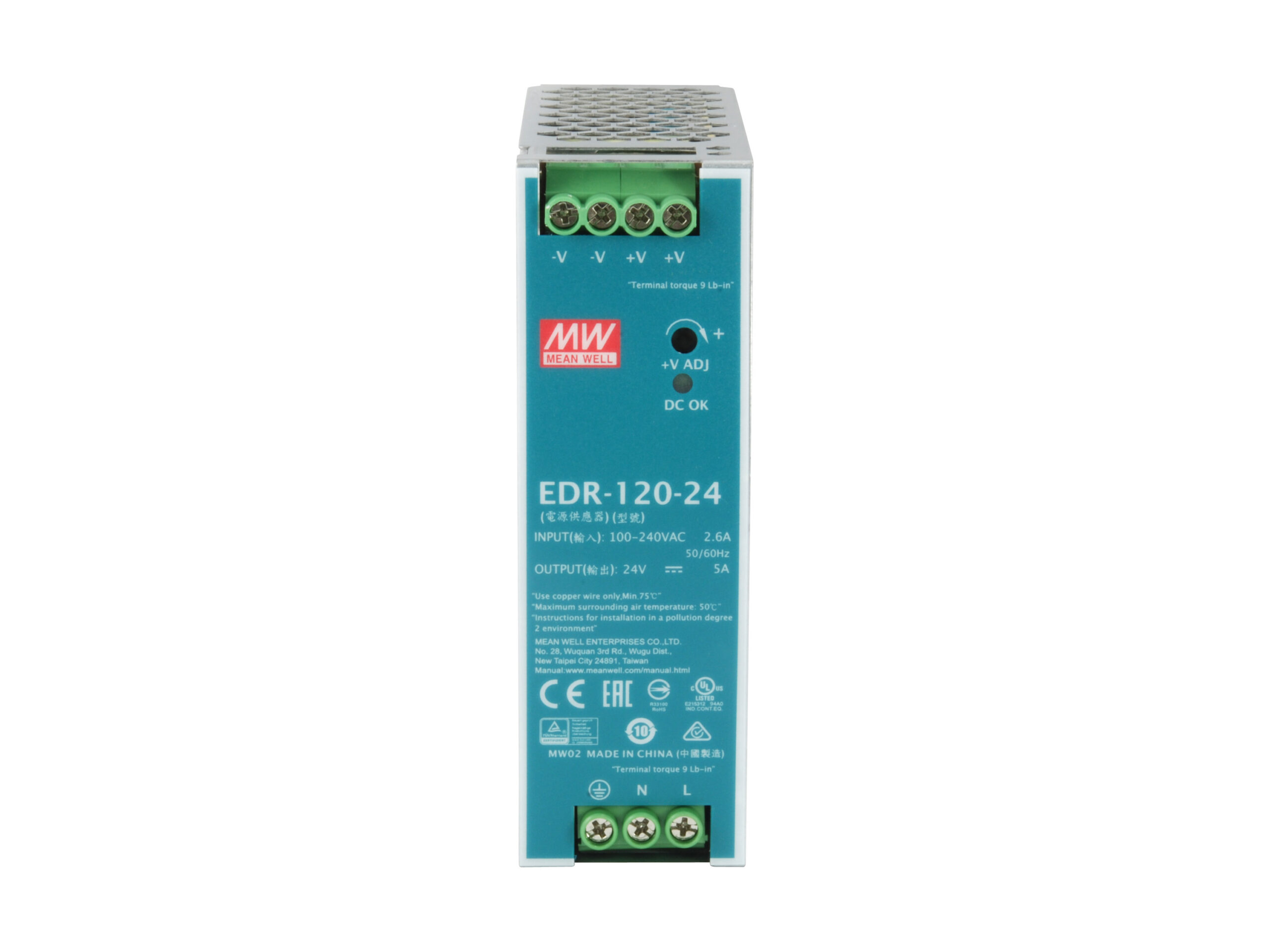 LevelOne POW-2441 power supply unit 120 W Muntkleur, Zilver - Afbeelding 2