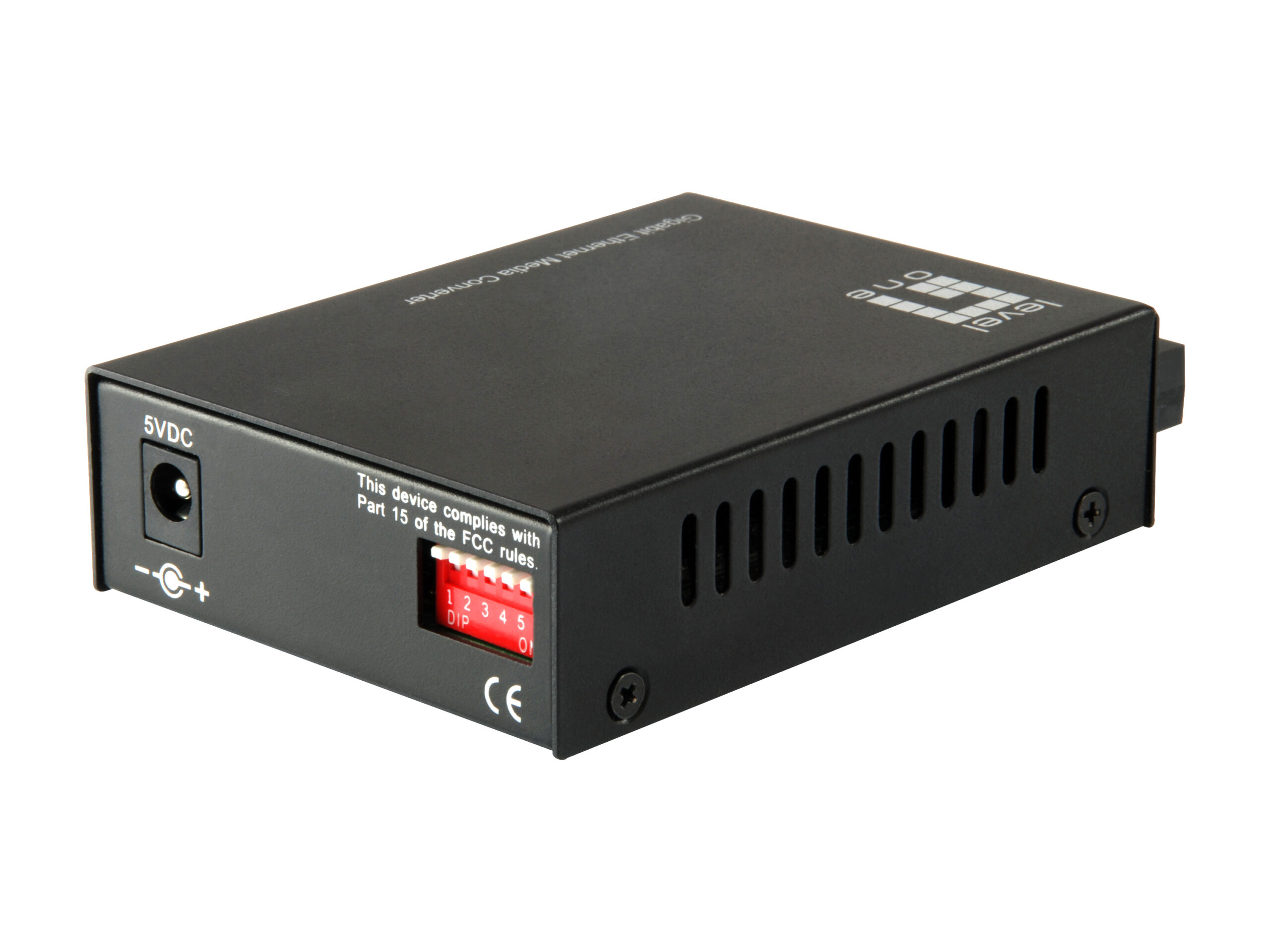 LevelOne GVT-2002 netwerk media converter 1000 Mbit/s 1310 nm Single-mode Zwart - Afbeelding 3