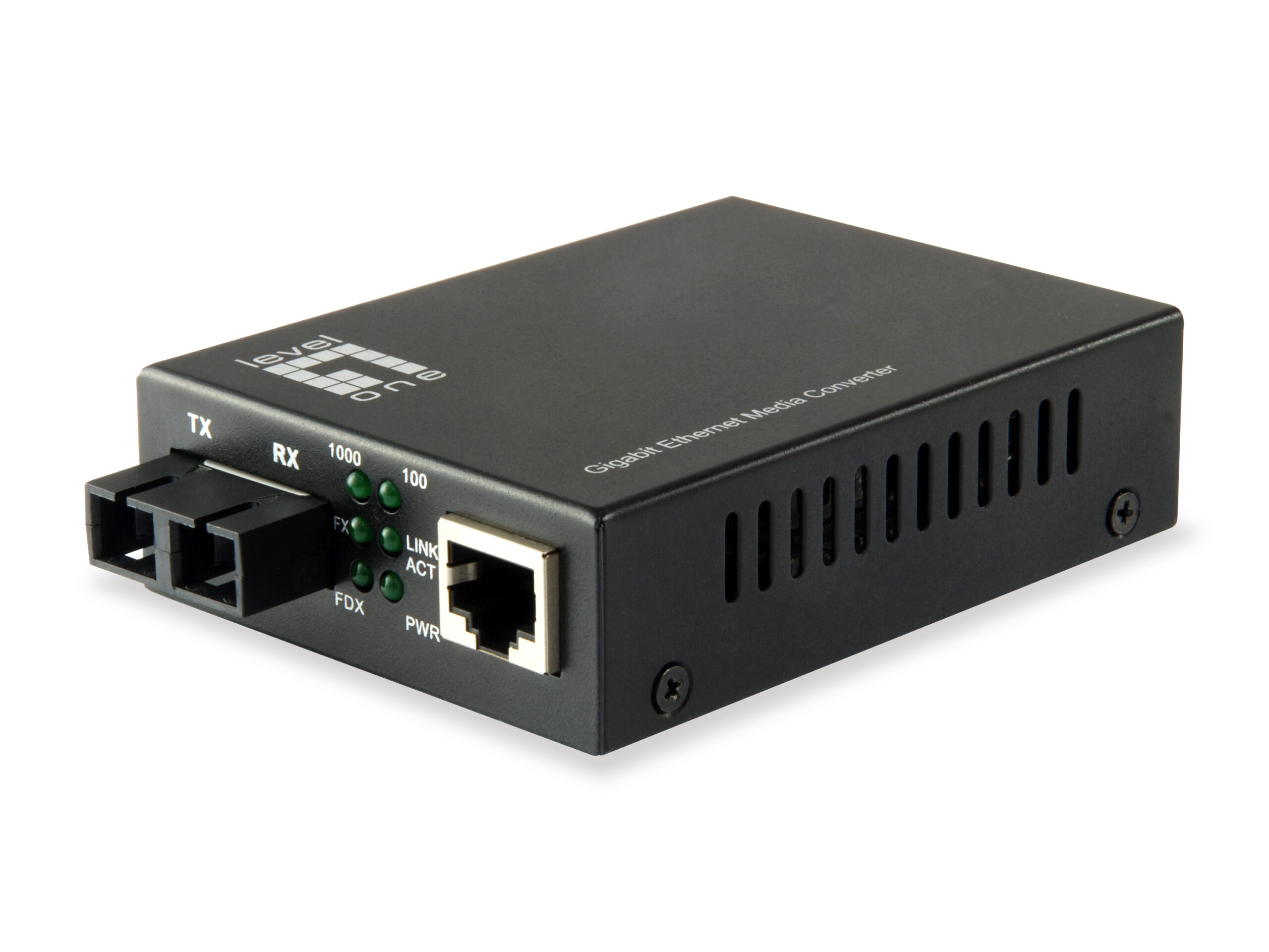 LevelOne GVT-2002 netwerk media converter 1000 Mbit/s 1310 nm Single-mode Zwart - Afbeelding 2