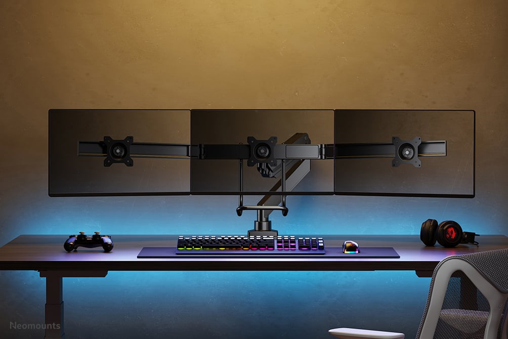 Neomounts NM-D775DX3BLACK Monitorarm 17-27" - gasveer - Topfix - 180°-stop - Afbeelding 18