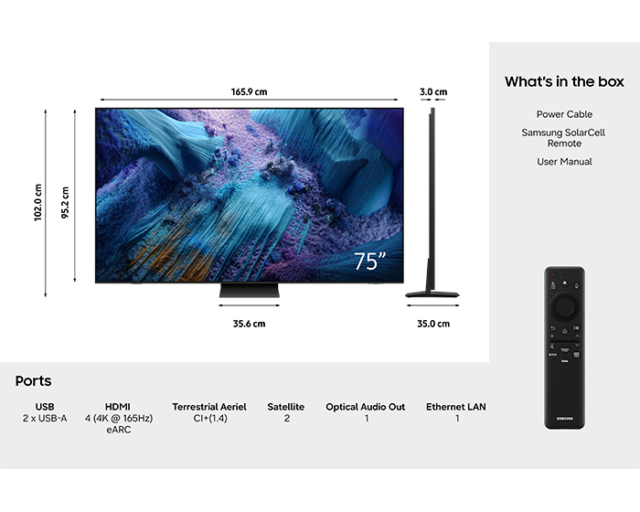 Samsung 75" Micro RGB 4K Vision AI Smart TV R95H (2026) - Afbeelding 11