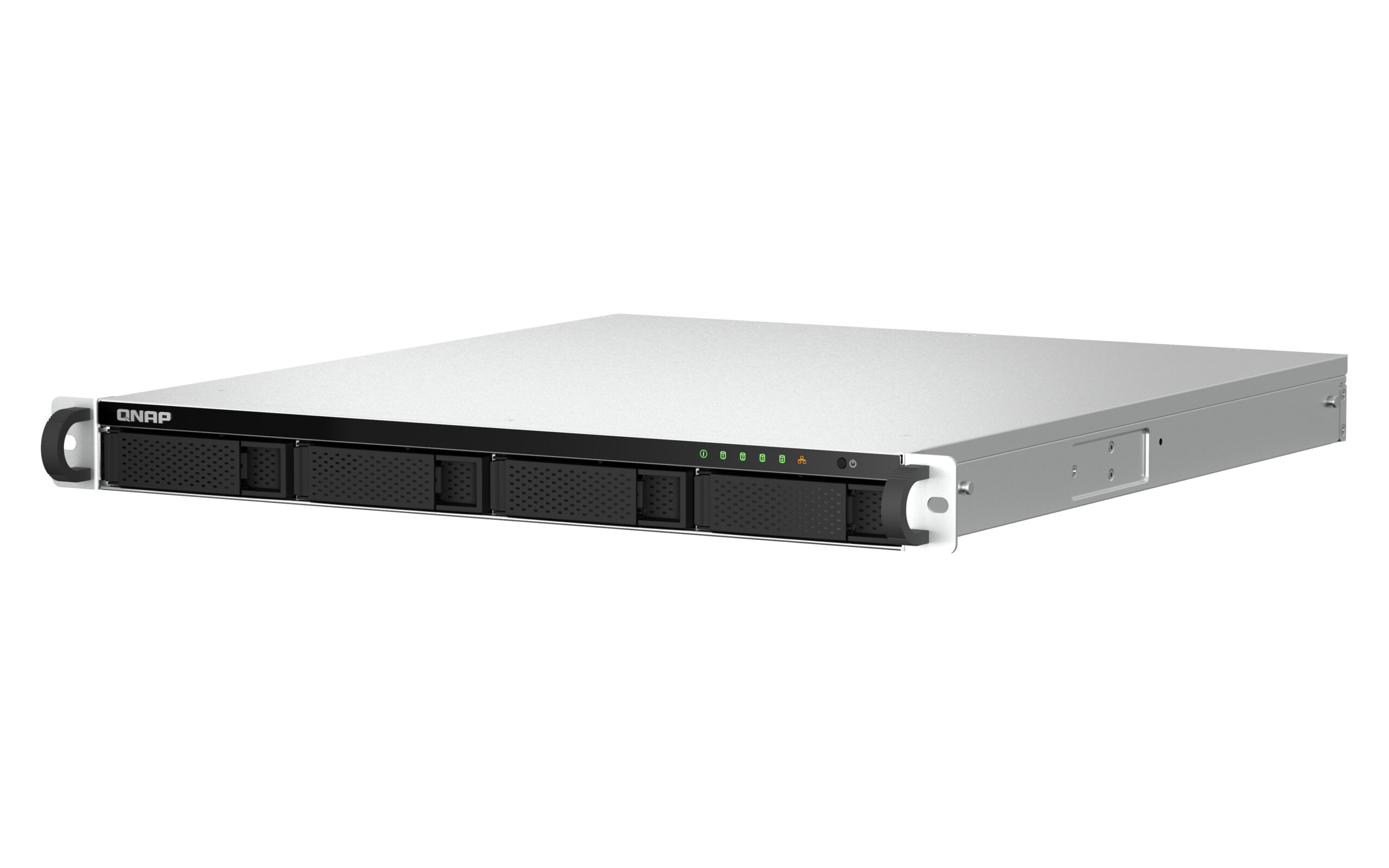 QNAP TS-464U NAS Rack (1U) Intel® Celeron® N5095 8 GB DDR4 0 TB QNAP Turbo System Aluminium, Zwart - Afbeelding 5