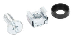 Intellinet Kooimoerset 100 stuks, M6 moeren/bouten/ringen, voor netwerkkasten en serverracks, kunststof box, levenslange garantie - Afbeelding 3
