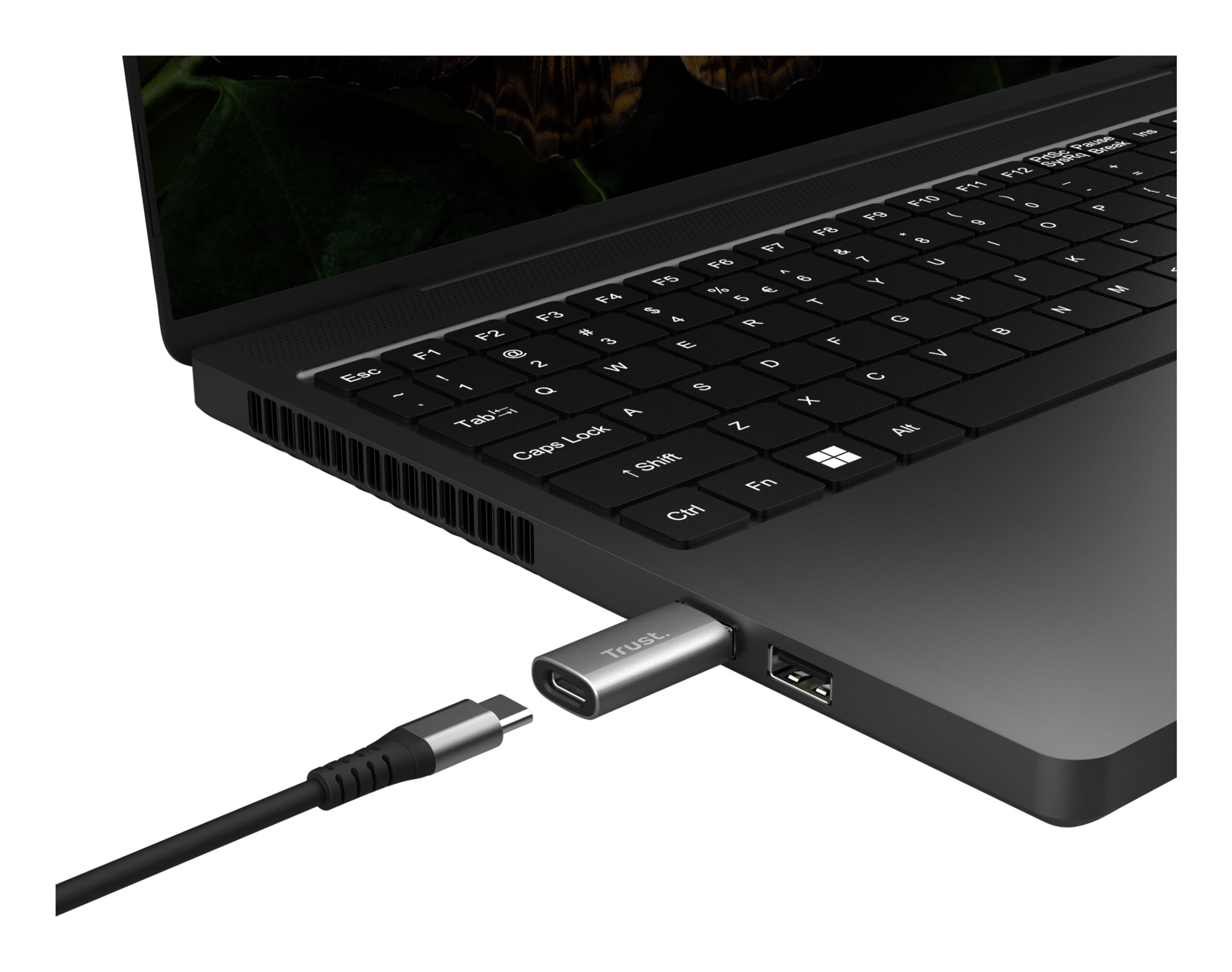 Trust Calyx USB-C naar USB-A Adapter - USB adapterset – USB-C naar USB-A – Compact ontwerp – Grijs - Afbeelding 4
