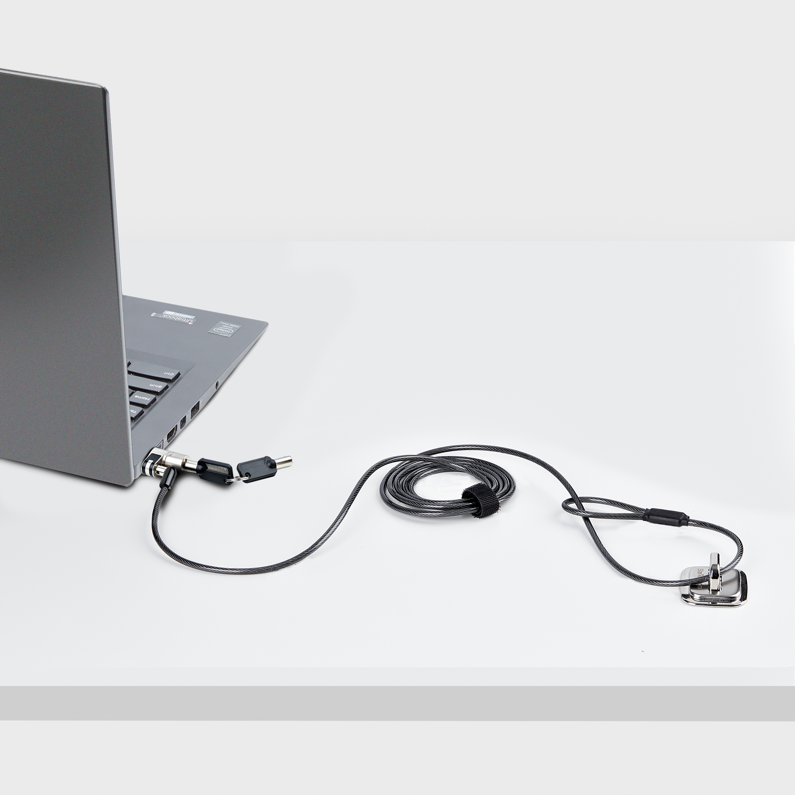 StarTech.com NANOK-LAPTOP-LOCK kabelslot Zwart, Zilver 2 m - Afbeelding 9