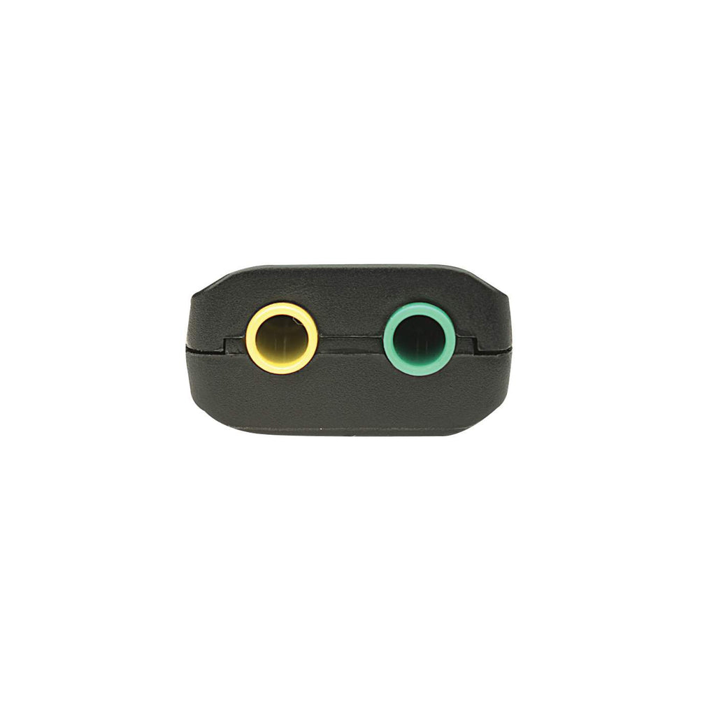 Manhattan USB-A geluidsadapter, USB-A naar 3,5 mm microfoon-in en audio-out, 480 Mbps (USB 2.0), ondersteunt 3D en virtueel 5.1 surround, zwart, 3 jaar garantie - Afbeelding 4