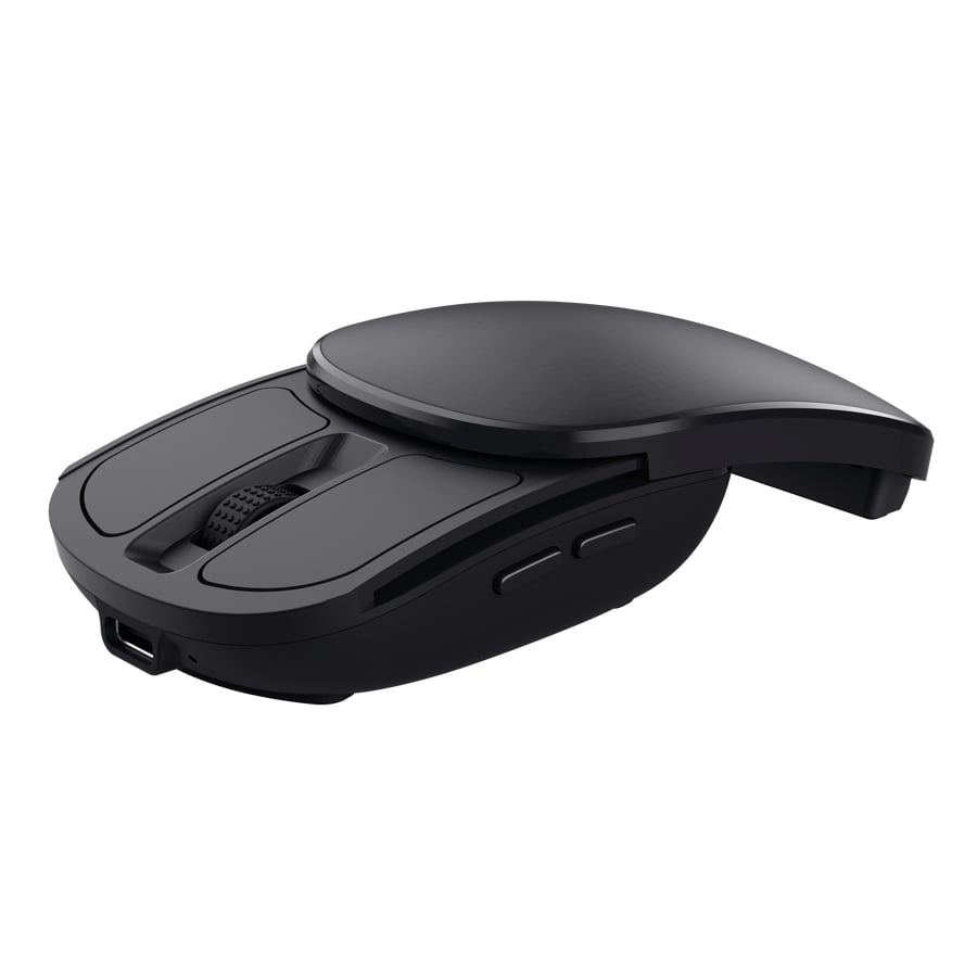 Trust Bayo II Draadloze Muis - Ergonomische muis – 6 knoppen – 2400 DPI – Zwart - Afbeelding 4