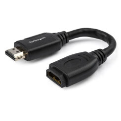 StarTech.com 15 cm High Speed HDMI port saver kabel 4K 60Hz - Afbeelding 2