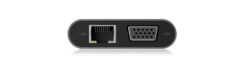 ICY BOX IB-DK4040-CPD Bedraad USB 3.2 Gen 1 (3.1 Gen 1) Type-C Antraciet, Zwart - Afbeelding 4