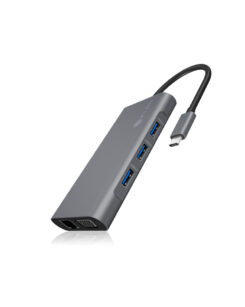 ICY BOX IB-DK4040-CPD Bedraad USB 3.2 Gen 1 (3.1 Gen 1) Type-C Antraciet, Zwart - Afbeelding 9