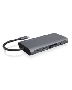 ICY BOX IB-DK4040-CPD Bedraad USB 3.2 Gen 1 (3.1 Gen 1) Type-C Antraciet, Zwart - Afbeelding 6