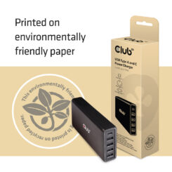 CLUB3D USB Type A and C Power Charger, 5 ports up to 111W - Afbeelding 8