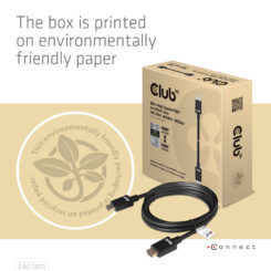 CLUB3D Ultra High Speed HDMI™2.1 gecertificeerde kabel 4K120Hz, 8K60Hz 48Gbps M/V 3 meter - Afbeelding 4